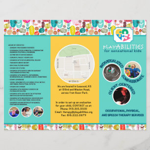 Plantilla de volante de diseño floral de Personali
