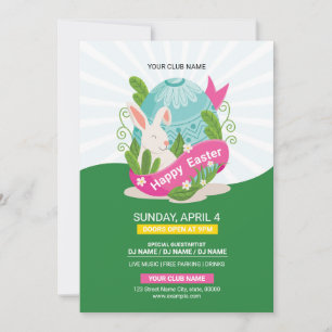 Plantilla de volante de invitación de fiesta de Pa