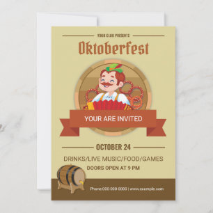 Plantilla de volante de invitaciones para fiestas