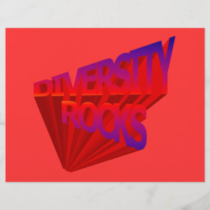 Plantilla de volante de rocas de diversidad