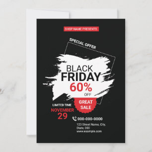 Plantilla de volante de ventas promocionales de Bl