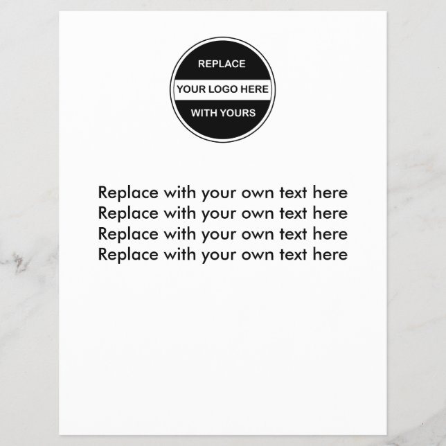 Plantilla de volante para logotipos de empresas (Frente)