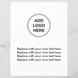 Plantilla de volante para logotipos de empresas
