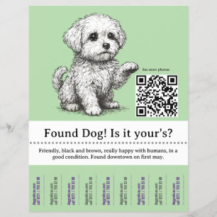 Plantilla de volante para perros desgarrable 