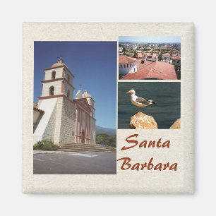 Plantilla del imán de la foto de Santa Barbara 3