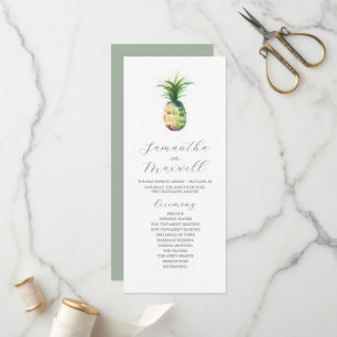 Plantilla del programa de casamiento de longitud d