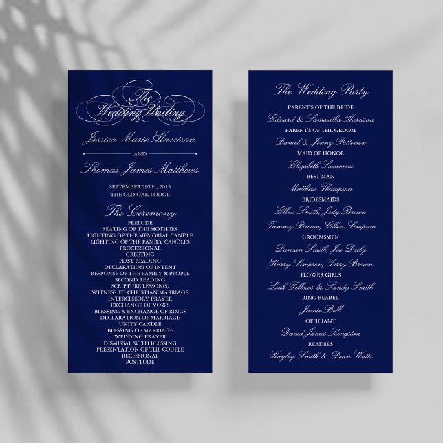 Plantilla del programa Elegante de la Marina Azul  (Subido por el creador)