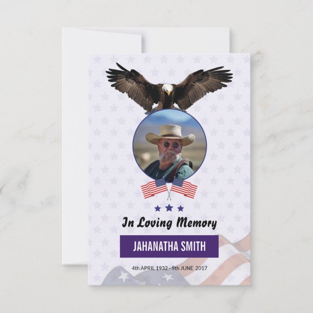 Plantilla del programa funerario para el ejército  (Anverso)