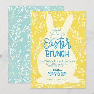 Plantilla editable de invitación a fiesta de brunc
