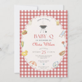 Plantilla editable de invitación de ducha de Baby-