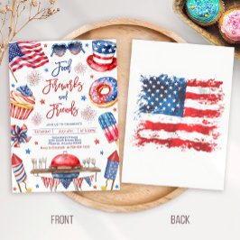 Plantilla editable de invitación para barbacoa de 