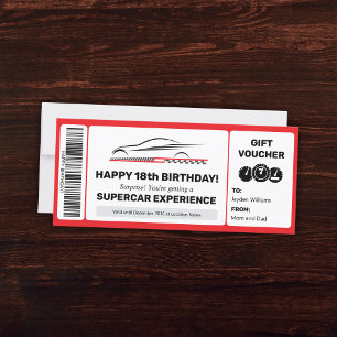 Plantilla editable de voucher de experiencia en su