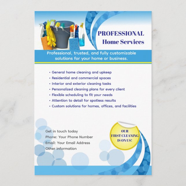 Plantilla editable profesional limpia (Anverso)