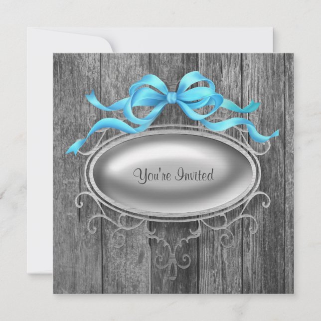 Plantilla elegante de invitación de fiesta con mad (Anverso)