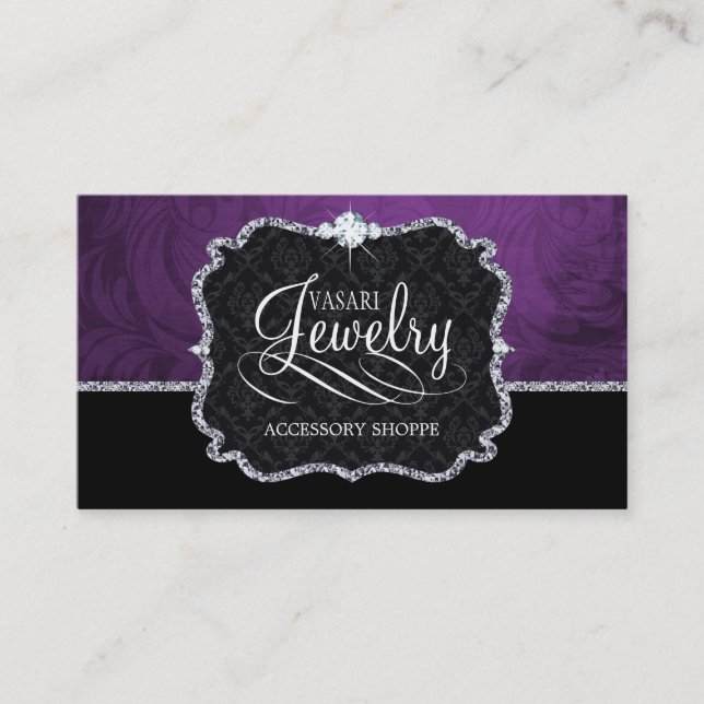 Plantilla elegante de la tarjeta de visita de la (Anverso)