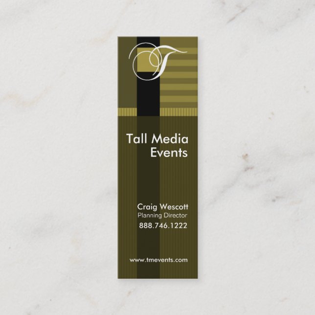 Plantilla elegante de moda de la tarjeta del (Anverso)
