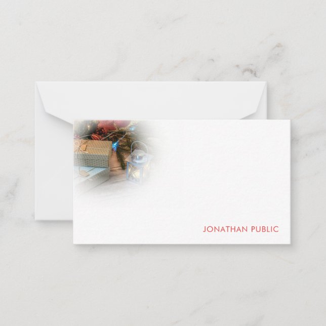 Plantilla elegante de monograma de letra manuscrit (Anverso)