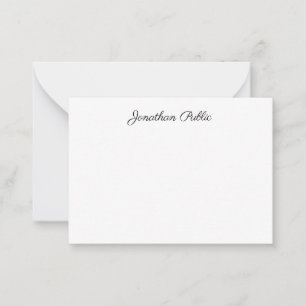 Plantilla elegante de nombre de script manuscrito