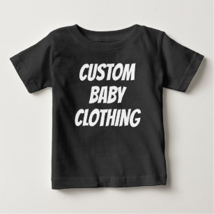 Plantilla en blanco de camiseta para bebé personal