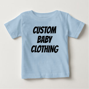 Plantilla en blanco de camiseta para bebé personal