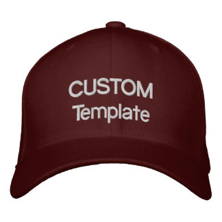Plantilla en blanco de gorro de béisbol bordado po