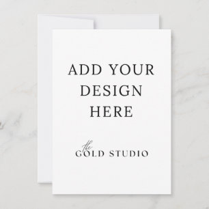 Plantilla en blanco de invitación pequeña (4.5 x 6