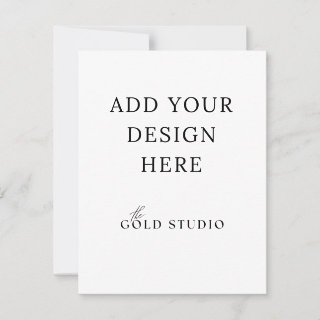 Plantilla en blanco de la tarjeta de gabinete (4,2 (Anverso)