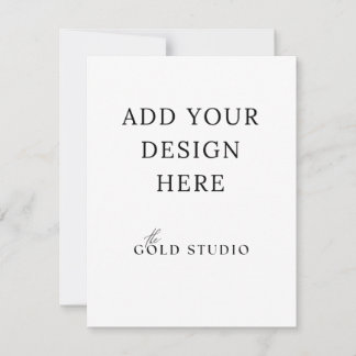 Plantilla en blanco de la tarjeta de gabinete (4,2