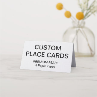 Plantilla en blanco de tarjetas de lugar personali