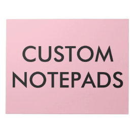 Plantilla en blanco del bloc de notas personalizad