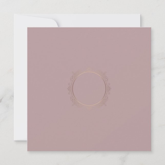 Plantilla en blanco elegante Añadir su monograma (Anverso)