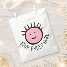 Plantilla en blanco para bolsas de favor blancas p