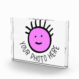 Plantilla en blanco para fotobloque horizontal de 