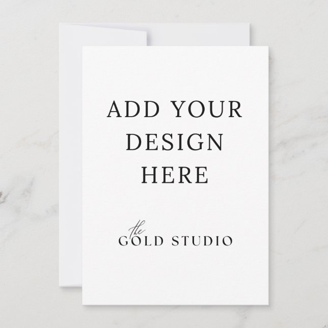 Plantilla en blanco para invitación pequeña (4,5 x (Anverso)