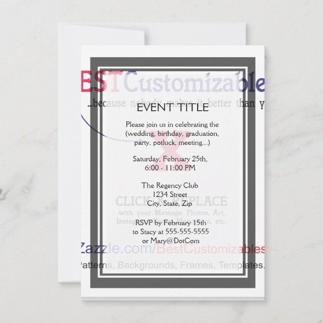 Plantilla en blanco rápida y fácil (Anverso)