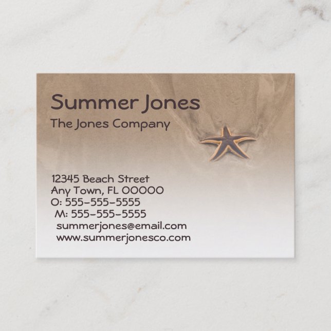 plantilla Estrella-llenada de la tarjeta del (Anverso)