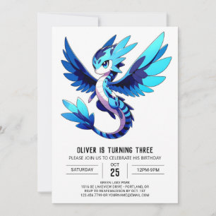 Plantilla Fantasy Dragon Cumpleaños