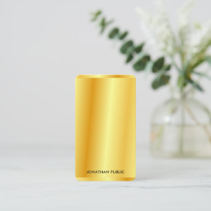 Plantilla Faux Gold Metallic Look Personalizado