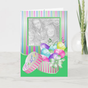 Plantilla feliz de la foto de Pascua