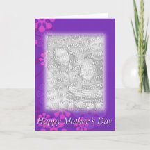 Plantilla floral del día de madre