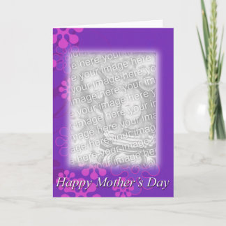 Plantilla floral del día de madre