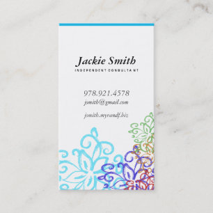 Plantilla floral del diseño de la tarjeta de