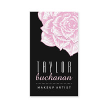 Plantilla floral intrépida de la tarjeta de visita