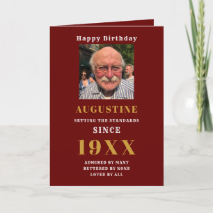 Plantilla fotográfica de cumpleaños Moda elegante 