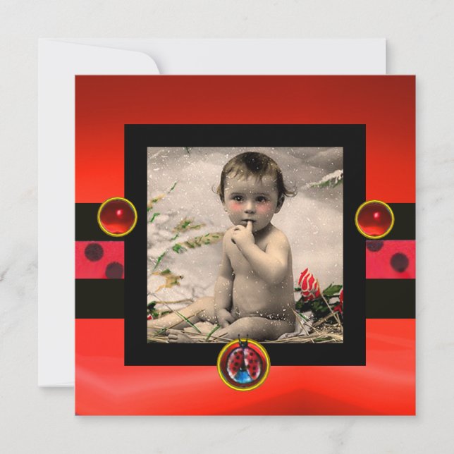 Plantilla fotográfica de monograma de LADYBUG BLAN (Anverso)