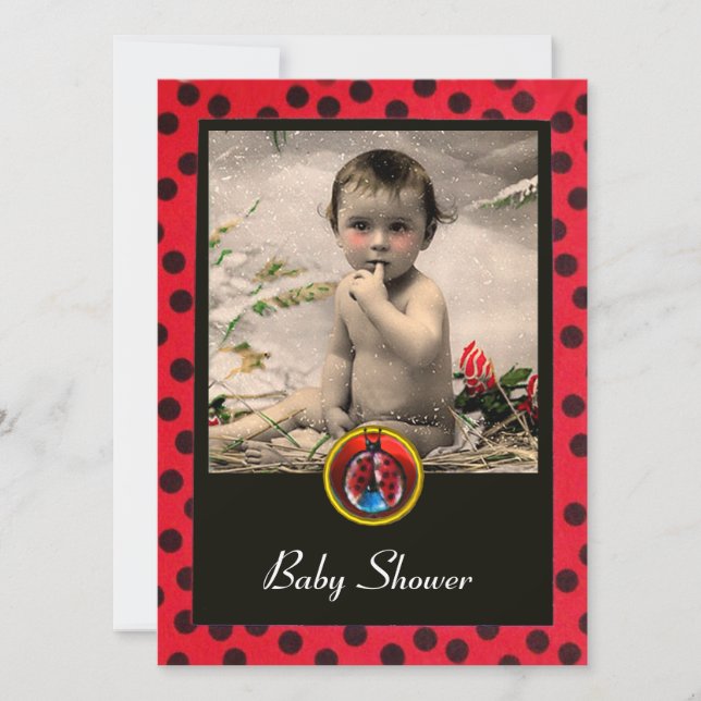 Plantilla fotográfica de monograma de LADYBUG BLAN (Anverso)