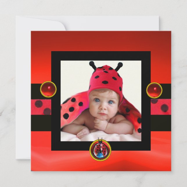 Plantilla fotográfica de monograma de LADYBUG BLAN (Anverso)