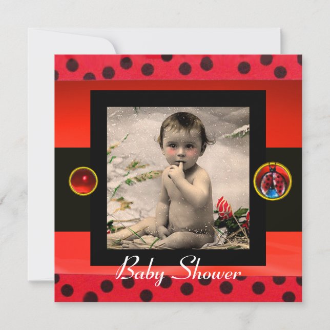 Plantilla fotográfica de monograma de LADYBUG BLAN (Anverso)