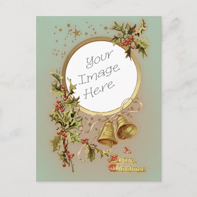 Plantilla fotográfica de Personalizable navideño v (Anverso)