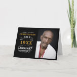 Plantilla fotográfica personalizada Cumpleaños leg<br><div class="desc">Plantilla fotográfica de cualquier año "Original Quality Legendary Inspiration" tarjeta para ese padre especial. Agregue la foto, nombre y año como desee en los campos de plantilla creando un accesorio único de celebración de cumpleaños 40º, 50º, 60º. Combine esto con los regalos, accesorios para fiestas y ropa que se encuentran...</div>